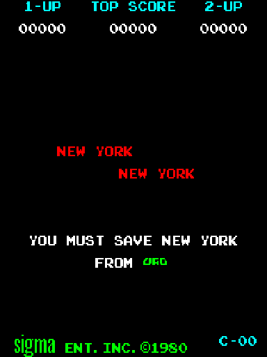 New York! New York! Title Screen